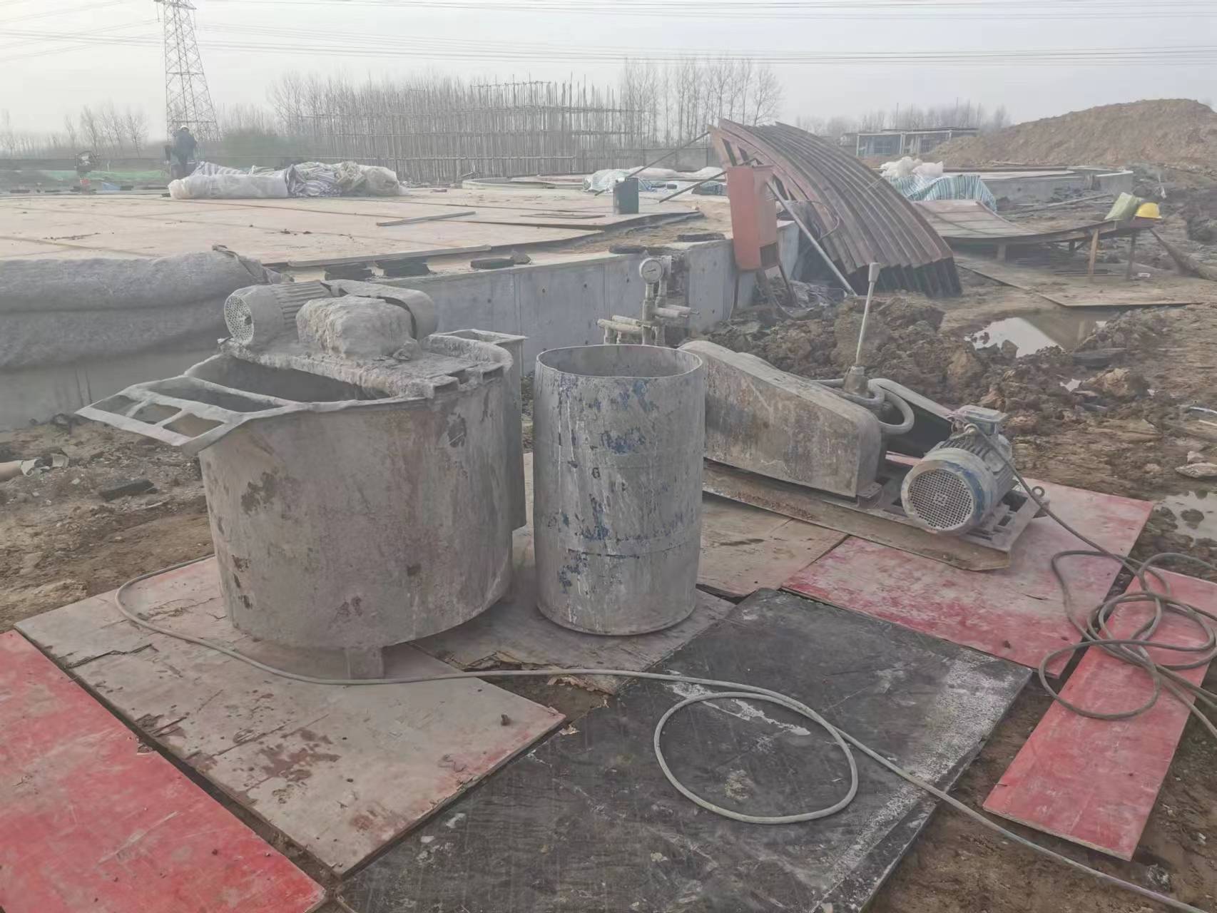 新县设备基础注浆